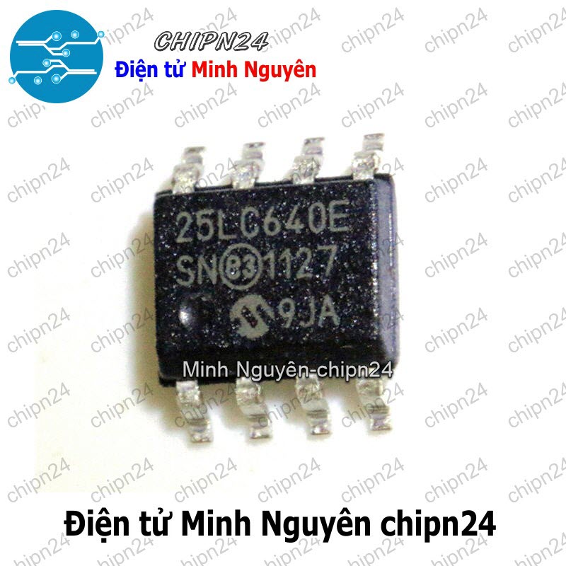 [1 con] (SOP) IC Dán 25LC640 SOP-8 (SMD) (25LC640-E/SN 25LC640E) - HH004903