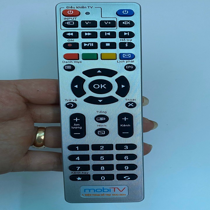 Điểu khiển đầu thu mobitv học lệnh khiển tivi