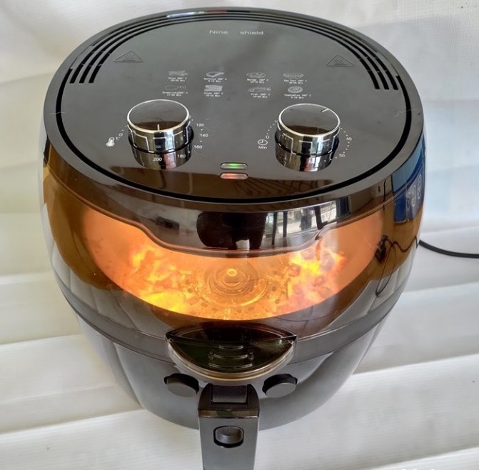 Nồi Chiên Không Dầu NINE SHIELD 8L cơ