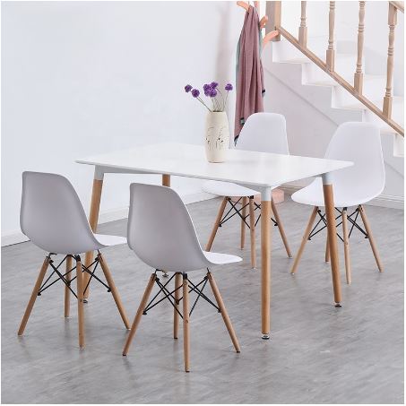 Bộ bàn ăn eames 4 ghế