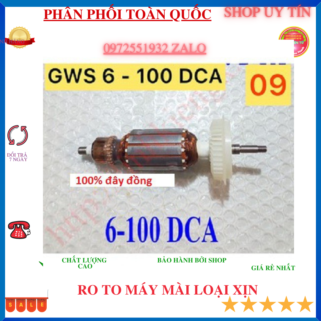 Roto máy màI BOSS DC 6-10 HÀNG XỊN