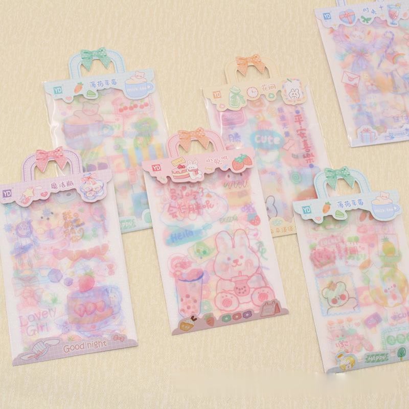 [HCM] hình dán dễ thương,sticker cute quai xách