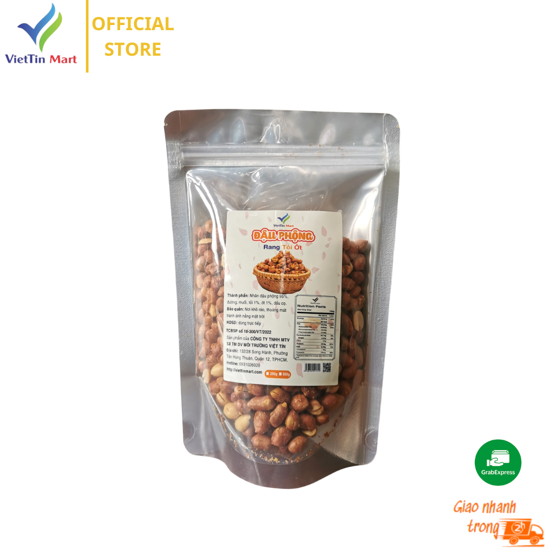 250gr_ đậu phộng tỏi ớt - viettin mart