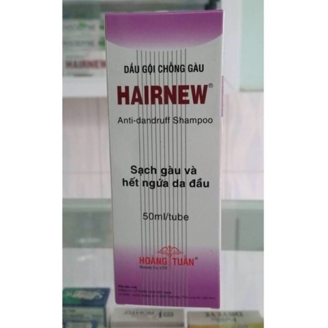 HAIR-NEW SHAMPOO 50ML. DẦU GỘI CHỐNG GÀU.