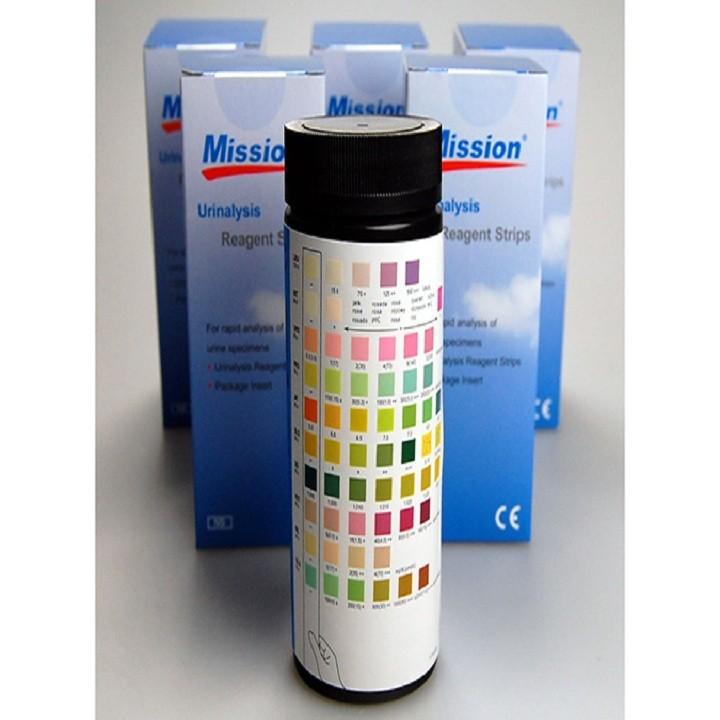 Que thử nước tiểu ACON Mission 10 thông số - Que thử nước tiểu 10 thông số hộp 100 test