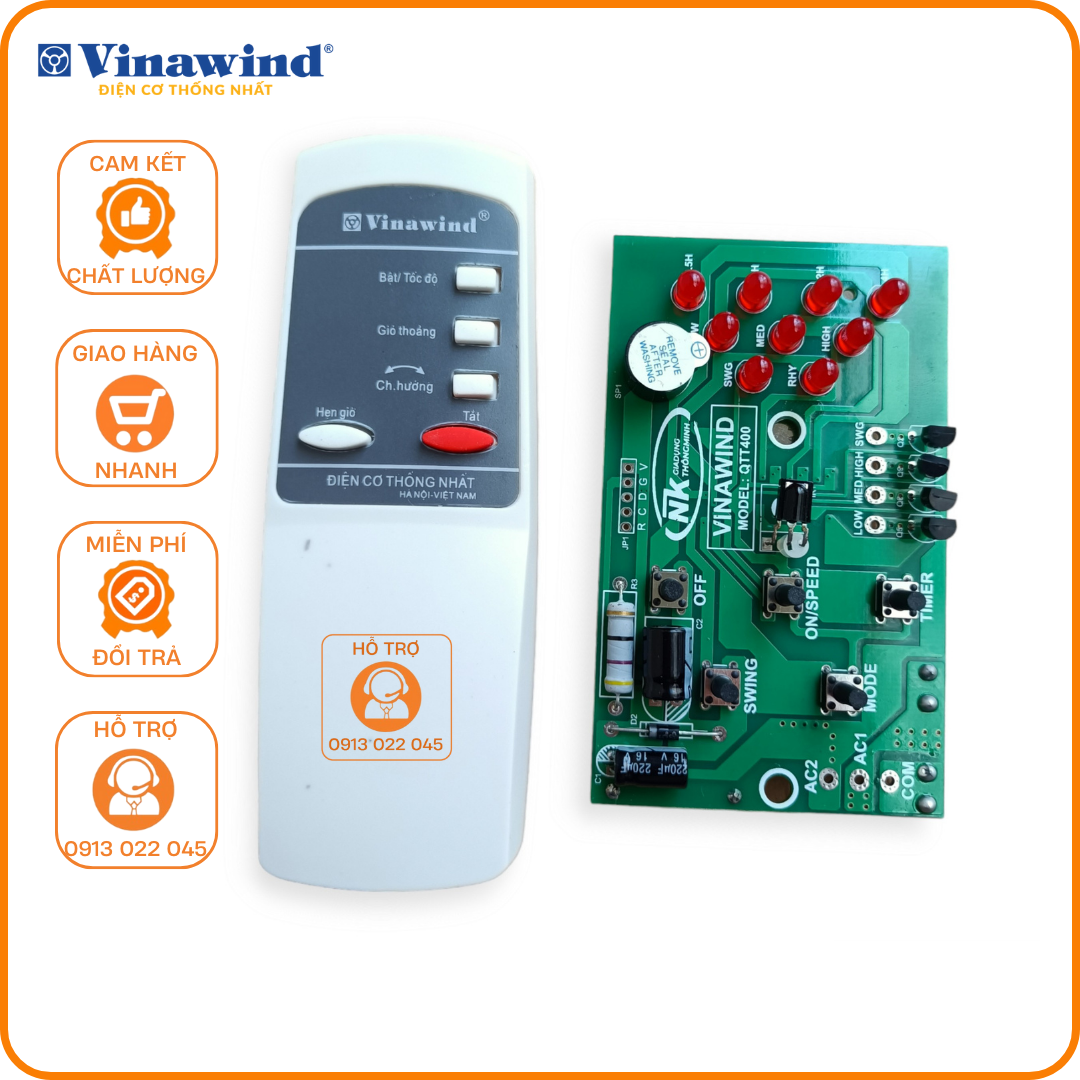Mạch quạt Điện cơ thống nhất - Vinawind