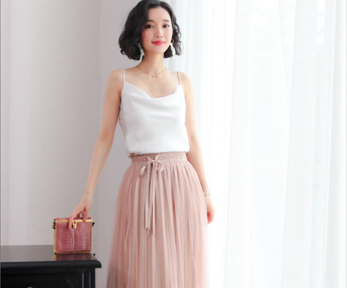 Áo dây nữ cổ đổ - 9101