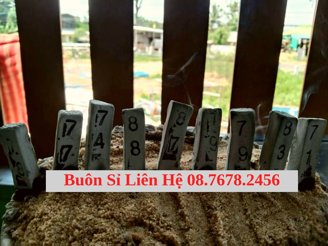 Nhang 7 MÀU Thái Lan (10 viên tặng 1 viên), b - nhang thơm