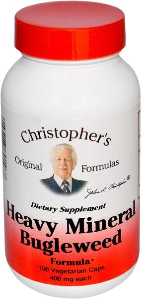 Viên uống phục hồi chức năng tuyến giáp Dr. Christophers Formulas Heavy Mineral Bugleweed Formula 400 mg 100 viên