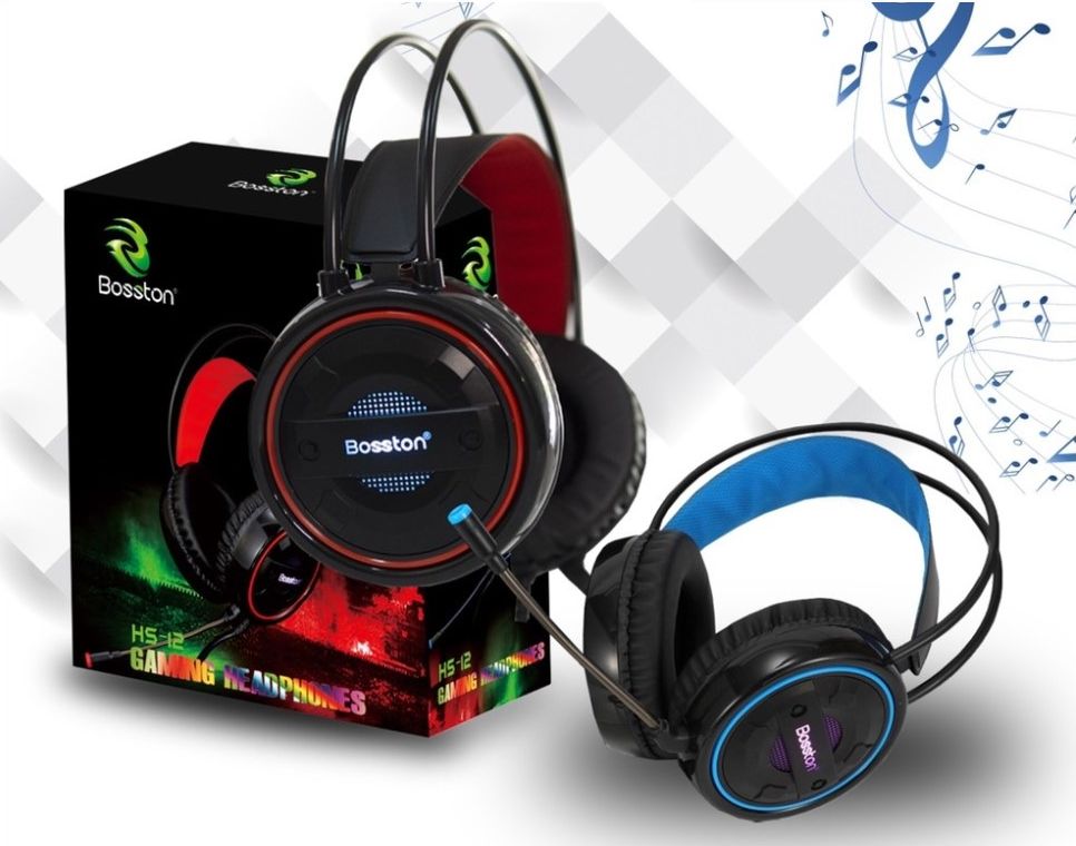 Headphone 7.1 bosston hs-12 led tai nghe 7.1 hs-12 gaming
