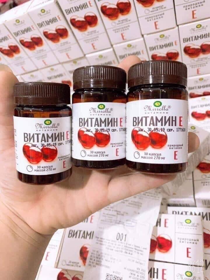 [HCM]Vitamin E đỏ 270mg của Nga