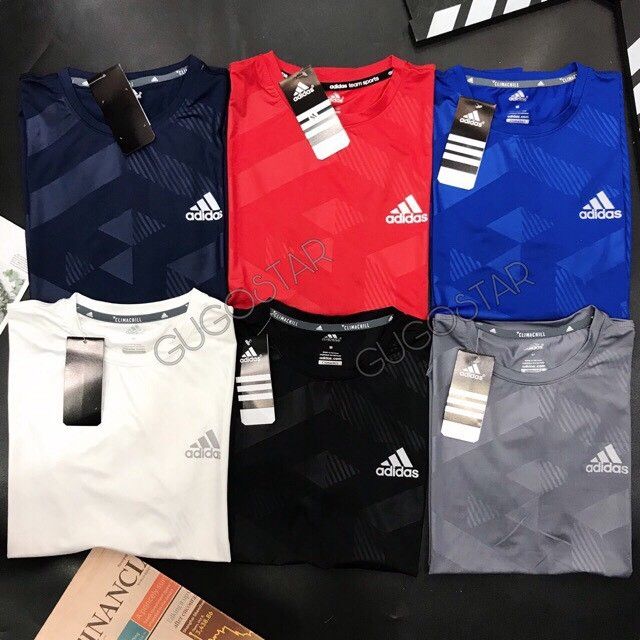 Áo thể thao chất thun lạnh 4 chiều adidas
