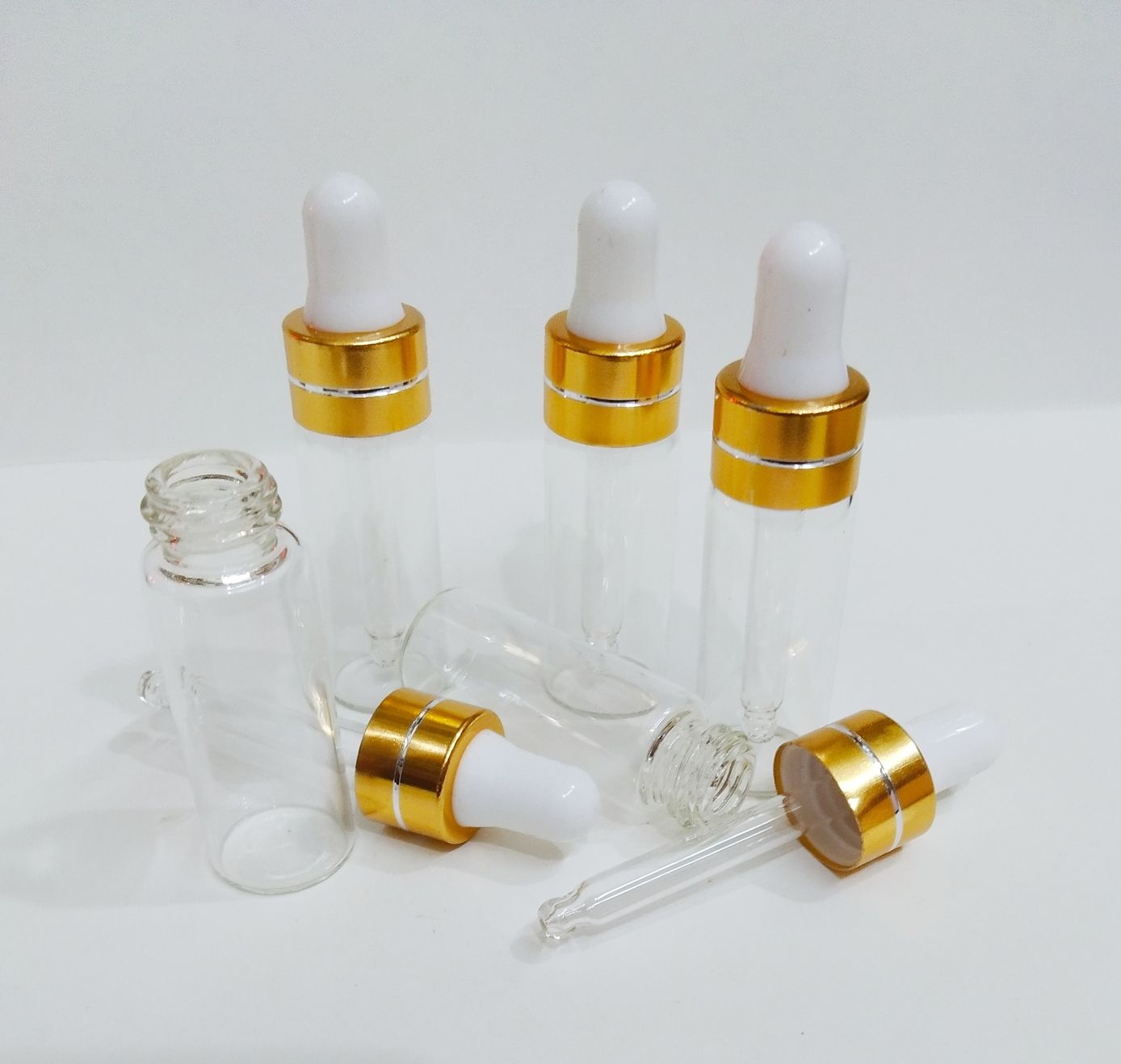 Combo 10 lọ thủy tinh 2ml 3ml 5ml chiết nước hoa tinh dầu hot boy xài này nhé