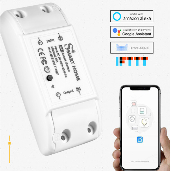 [HCM]Công Tắc Thông Minh Điều Khiển Từ Xa Qua WIFI 3G 4G Smart Basic TOPHA6939