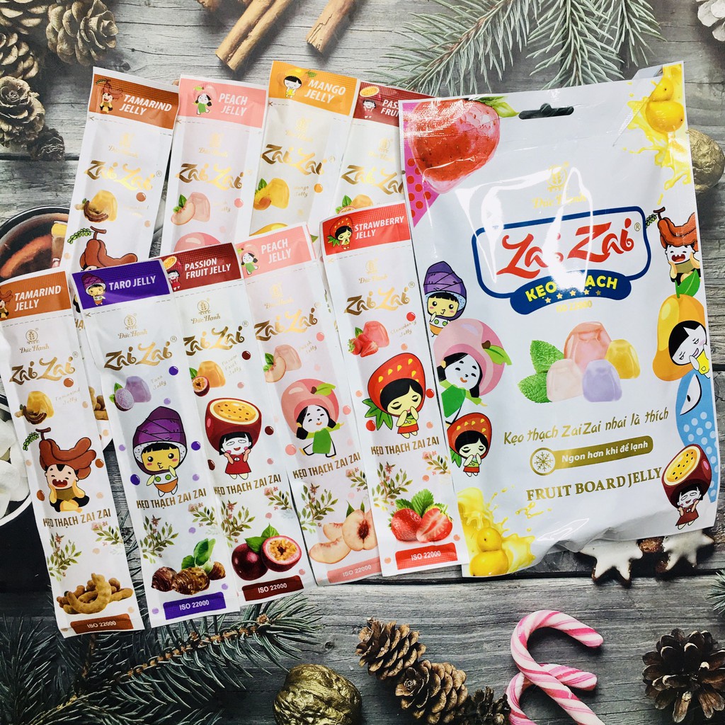 1Kg Kẹo Thạch Hoa Quả Zai Zai