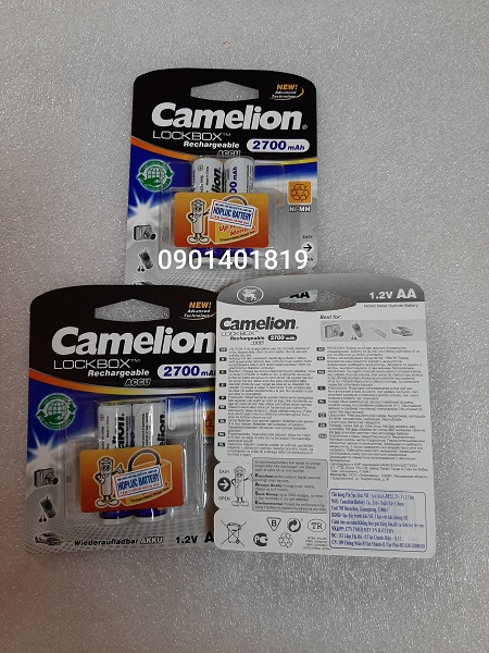 Pin Sạc Camelion AA ( hàng chính hãng 100%)