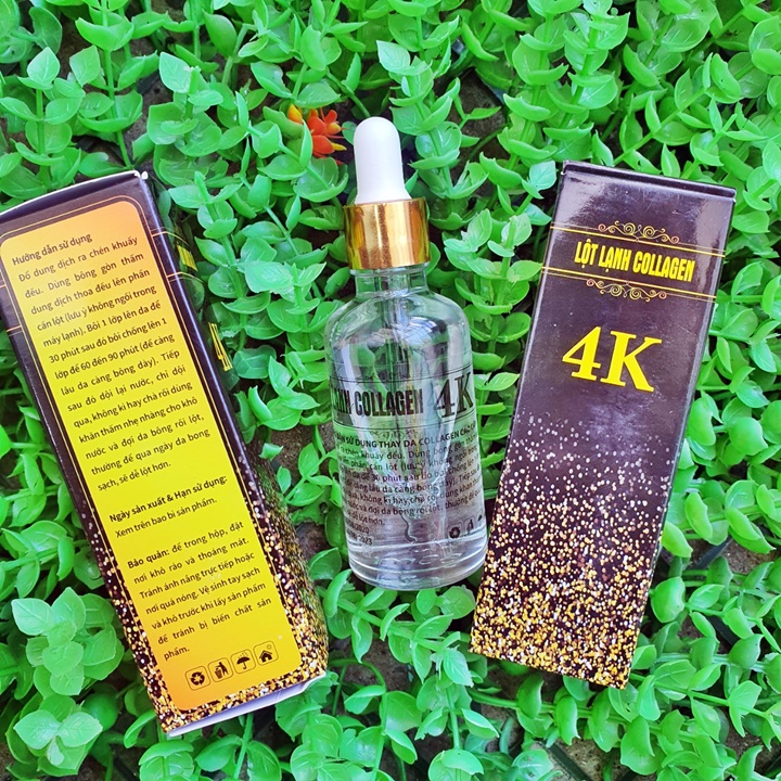 Thay da sinh học. Nước lột Collagen 3D 4K 50ml