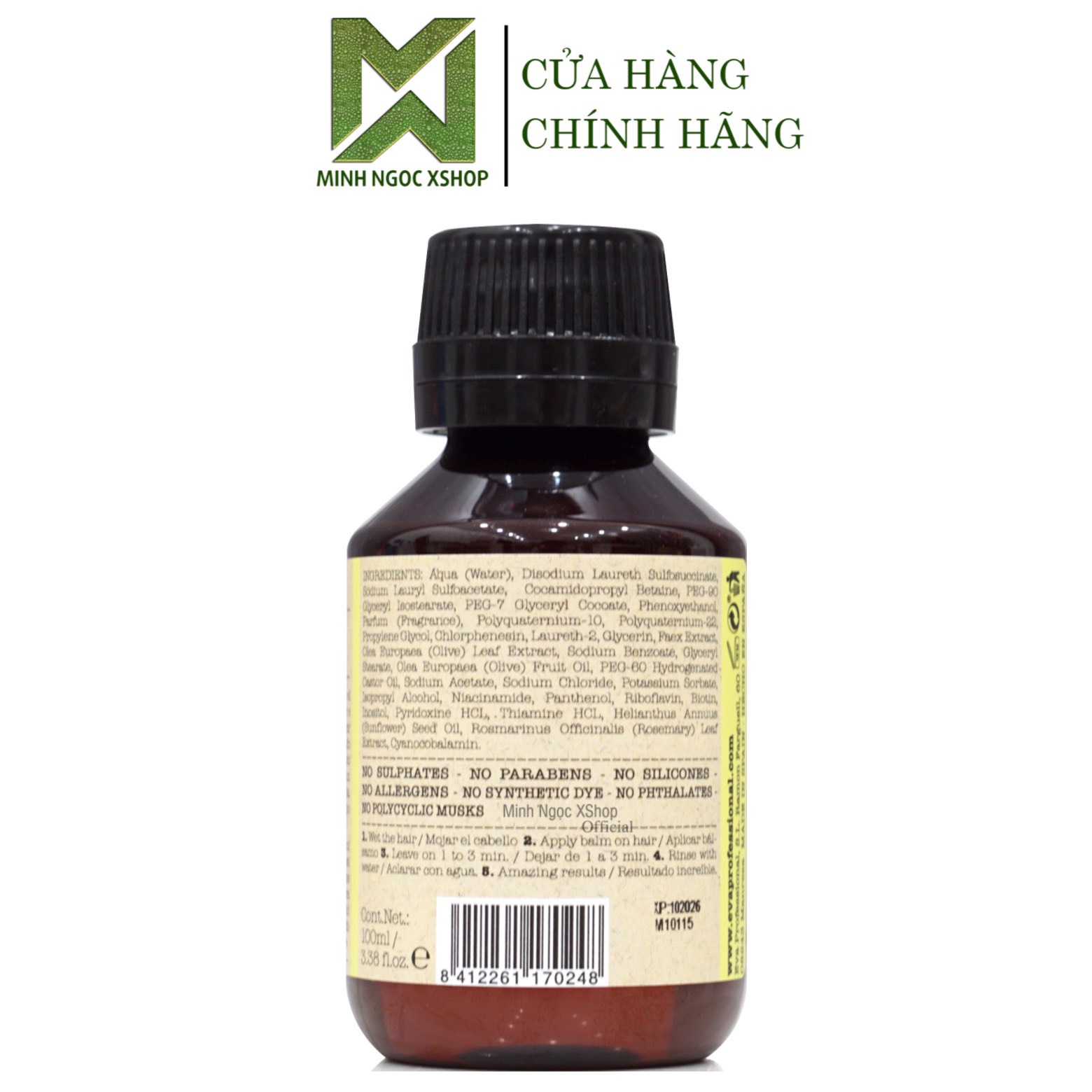 Dầu gội phục hồi hỗ trợ mọc tóc Eva Vitamin Recharge The Original 100ML chính hãng