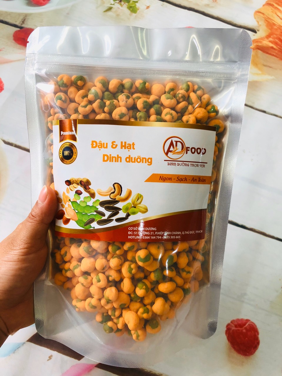 500g đậu hà lan sấy phô mai