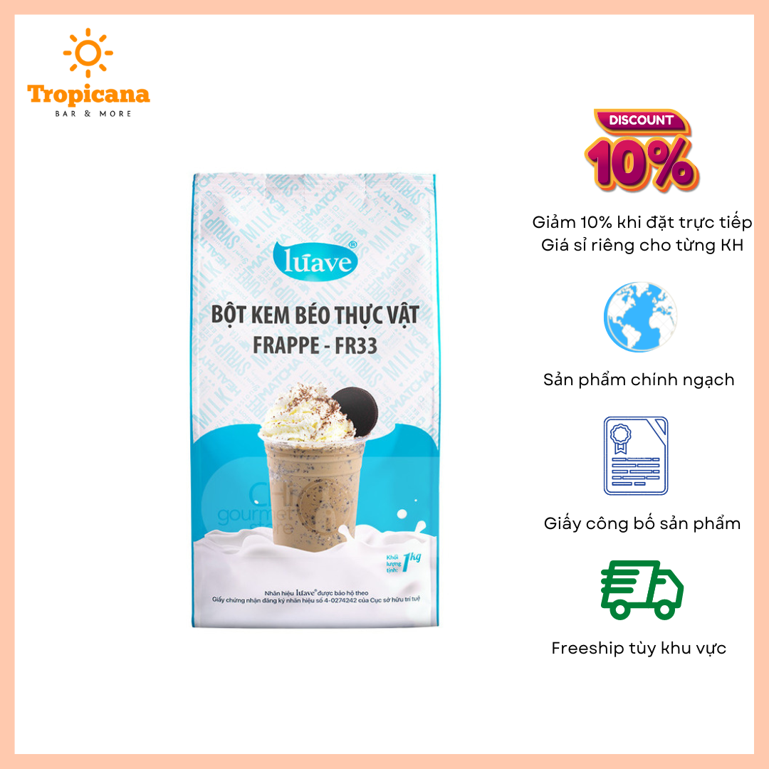 Bột Kem Béo Thực Vật Frappe FR33 - Luave
