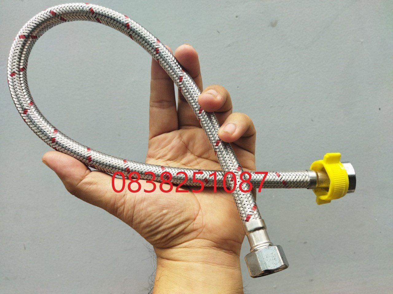 Dây cấp nước inox 4t 5t 6t 8t 1m 1m2 1m5, 100% inox