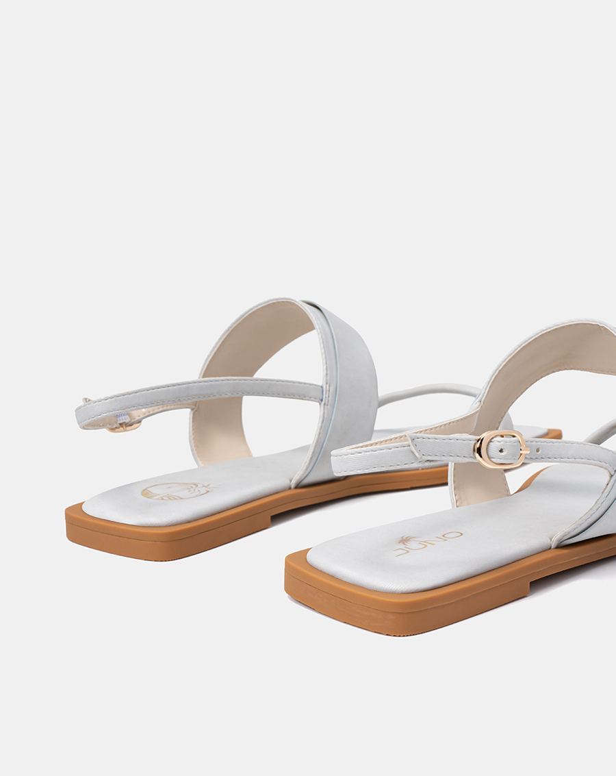 Giày Sandal Nữ 1cm Thời Trang JUNO Phối Khoá Wave SD01120