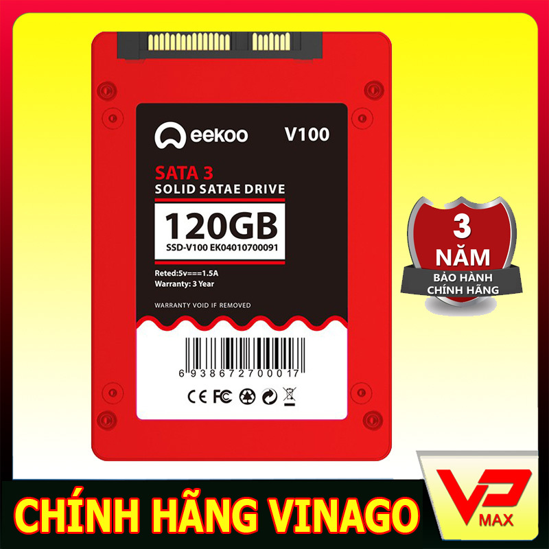 Bảng giá Ổ cứng SSD Eekoo 120GB sata 3.0 bảo hành 3 năm Phong Vũ