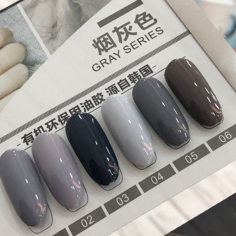 [HCM]Sơn gel AS - màu xám mã SK