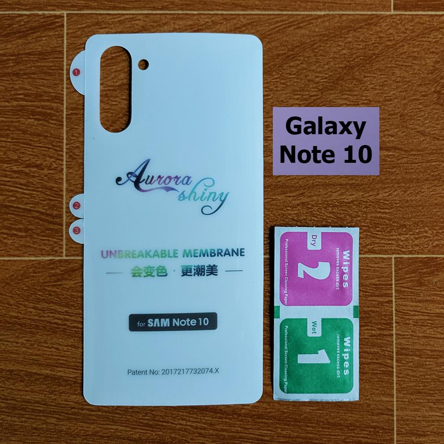 Dán chống xước PPF Galaxy Note 10 mặt sau