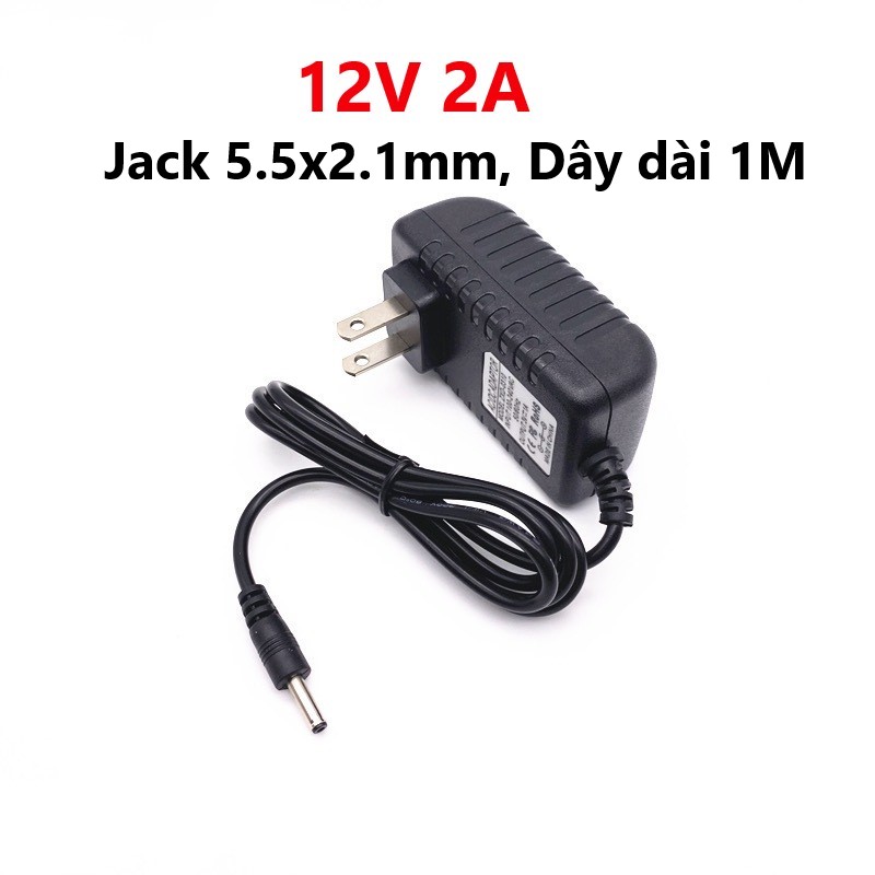 Nguồn adapter 12v 2a đầu jack 5.52.1mm