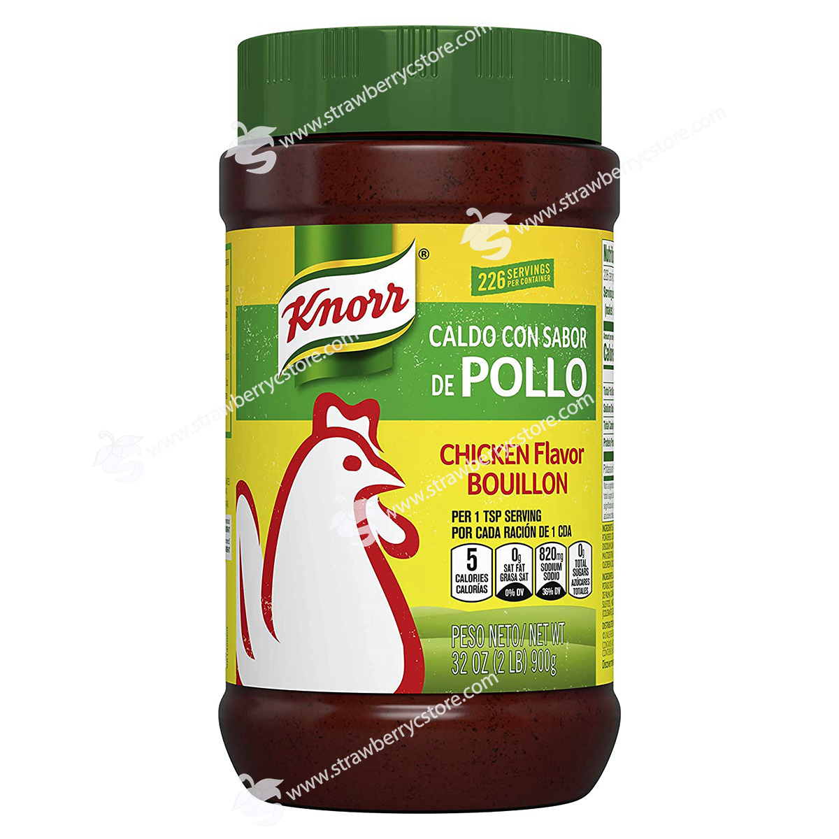 Bột Nêm Tinh Chất Từ Gà Knorr Bouillon, Granulated, Chicken Flavored, Hũ 1.14 Kg (2.53 Lb.) 40.5 Oz.