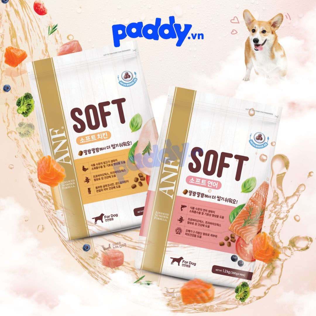 Thức Ăn Hạt Mềm Chó ANF Soft (Hàn Quốc)