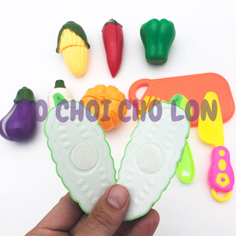Bộ đồ chơi túi rau củ quả cắt