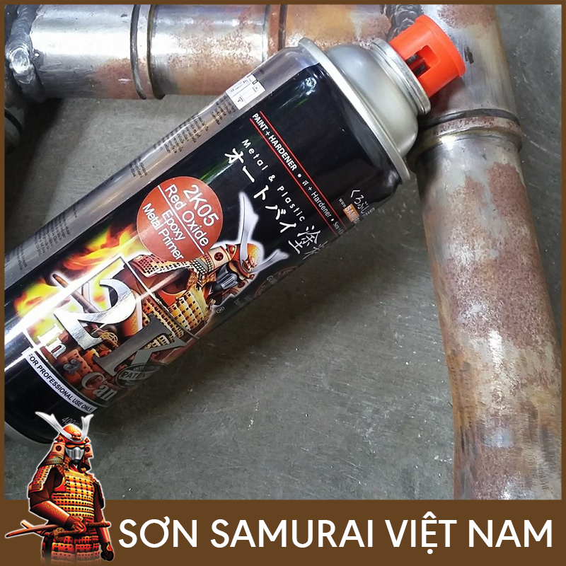 Chai sơn samurai 2k05 chống rỉ, chống ăn mòn
