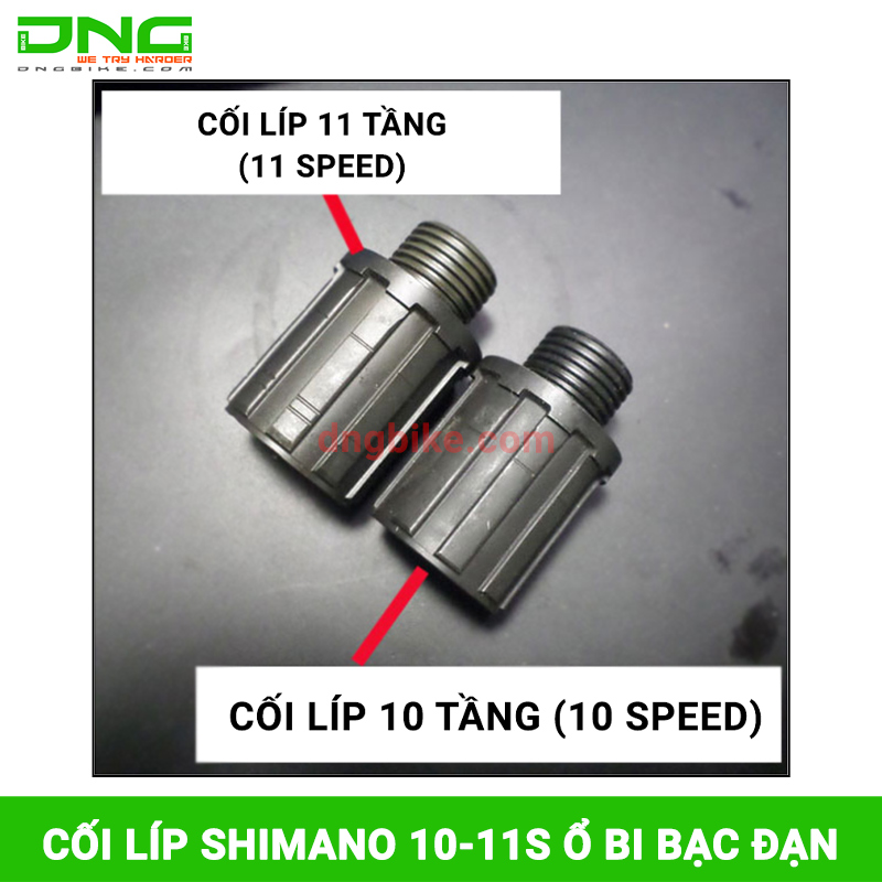 Cối líp shimano 10/11s ổ bi bạc đạn