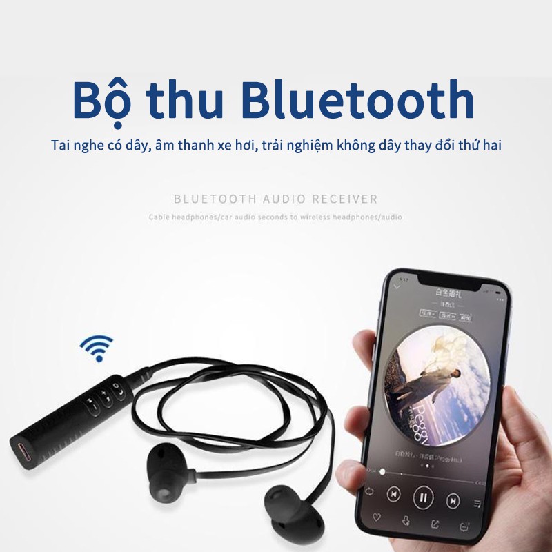 Đầu Thu Bluetooth Receiver Tạo Kết Nối Âm Thanh 4.1 - USB Bluetooth BT450 Wireless Receiver