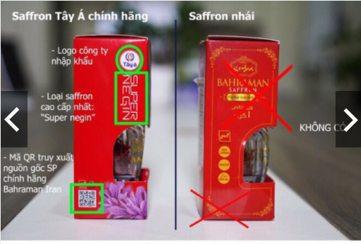 0.5g Saffron ngâm với 100ml mật ong