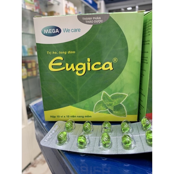 Thảo Eugica giảm ho - Vỉ 10 viên - ho dầu