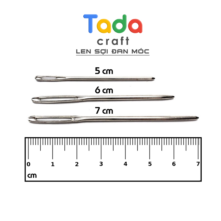 Kim Khâu Len Đầu Tù (Dài 5/6/7cm)