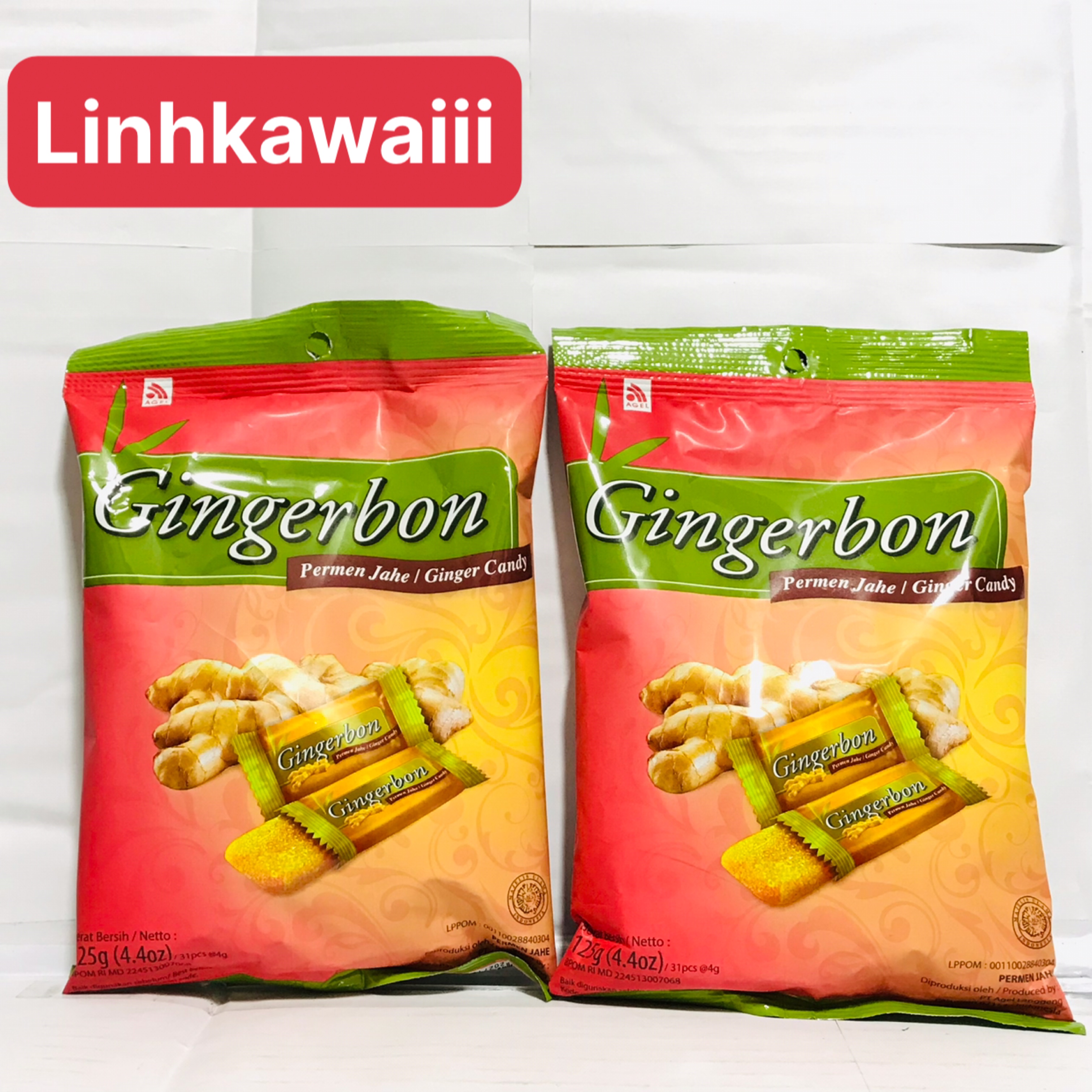 Kẹo gừng gingerbon 125g