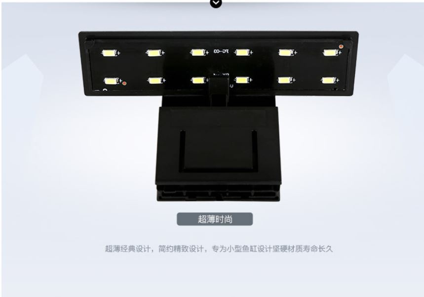 Đèn led kẹp X3 thủy sinh cho bể cá mini