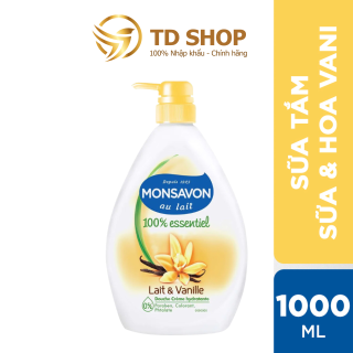 Sữa tắm Monsavon chiết xuất sữa và hoa vani 1000ml - TD Shop thumbnail
