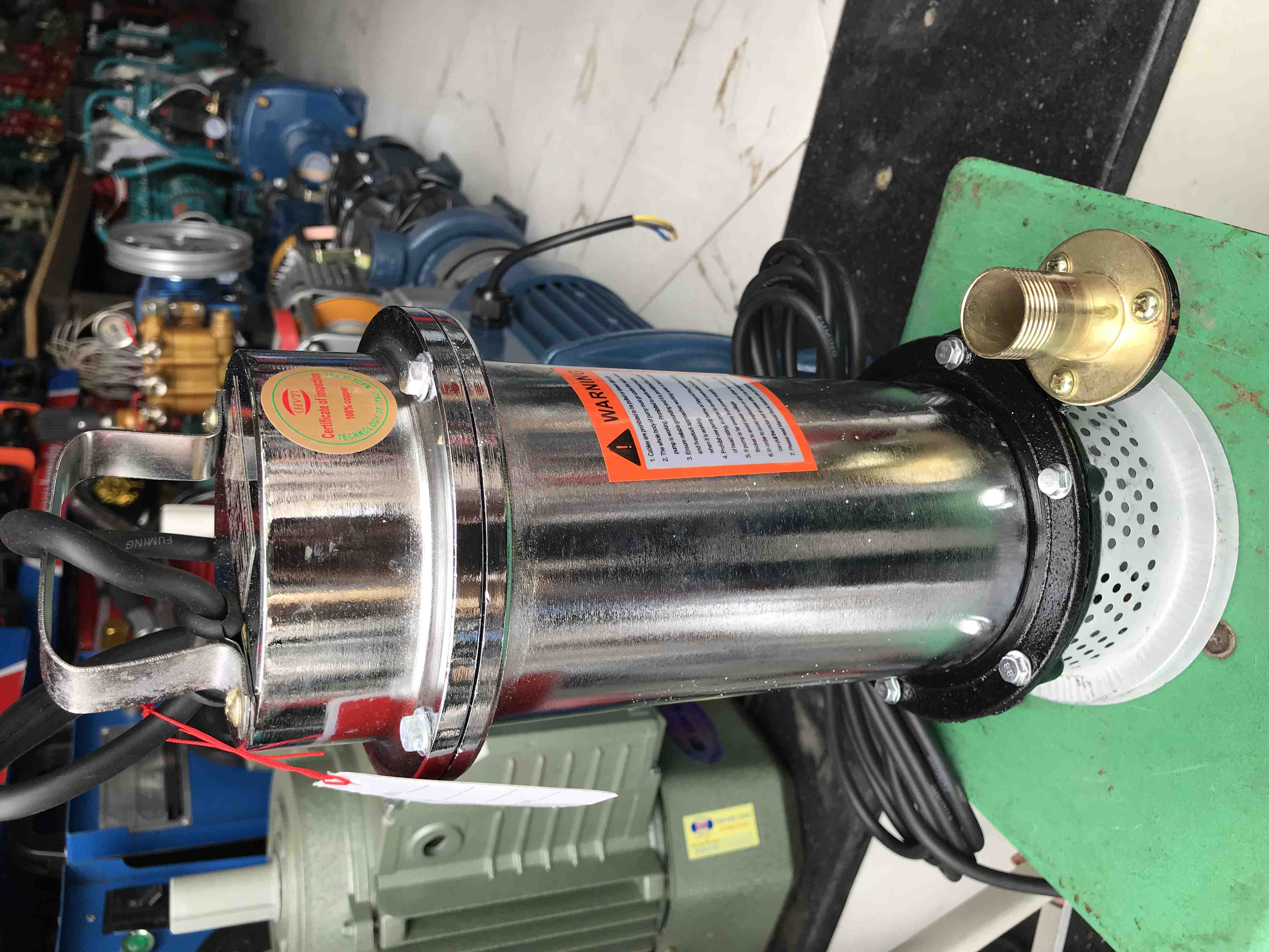 Máy Bơm Tõm Bơm Nước Thải Hút Bùn 370W Máy Bơm Chìm