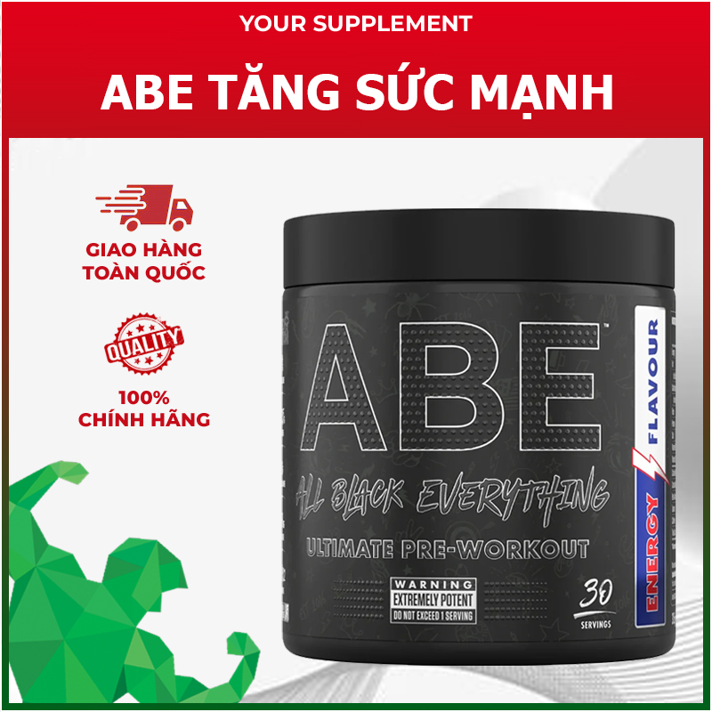 Abe - all black everything - 30 serving