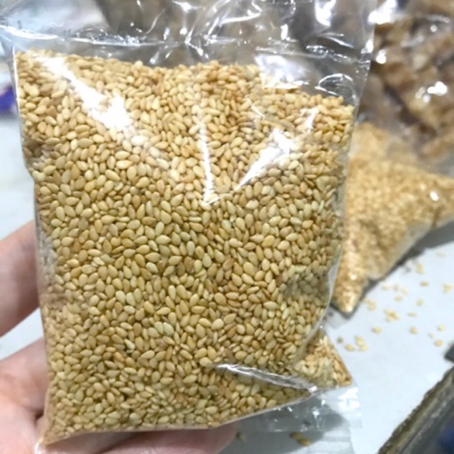 ( Nhiều hơn) Vừng Rang Sẵn đóng gói làm đủ 1kg bột