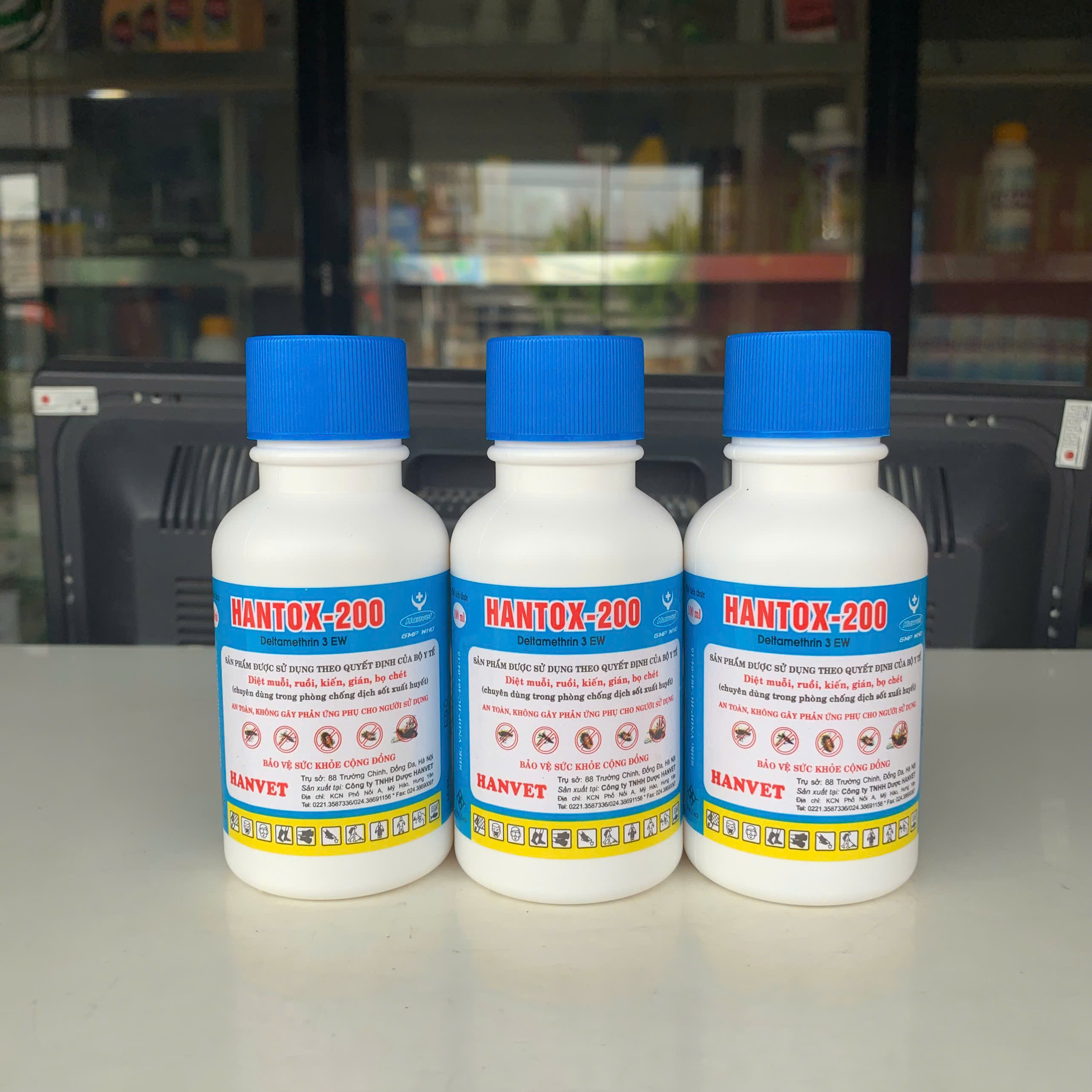 Thuốc diệt muỗi Hantox 200 (Chai 100ml, 1 lít)