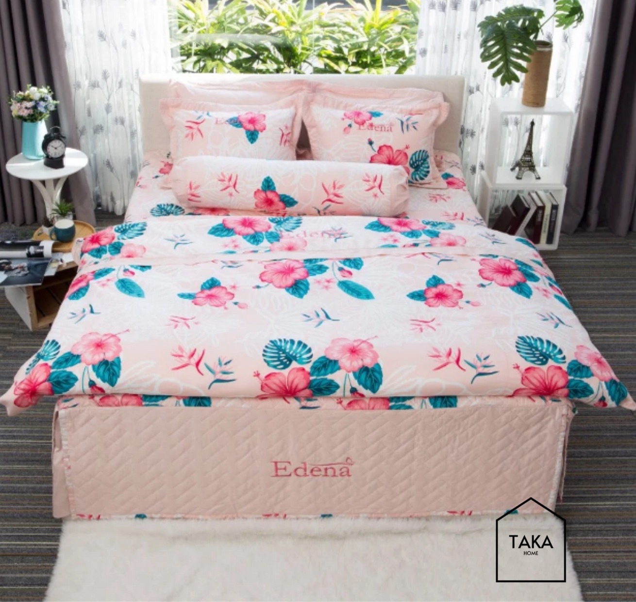 Bộ chăn ra Cotton In 449 Edena
