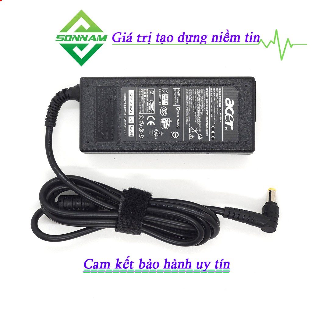 Sạc laptop acer 19v-3.42a sử dụng hầu hết các dòng máy acer
