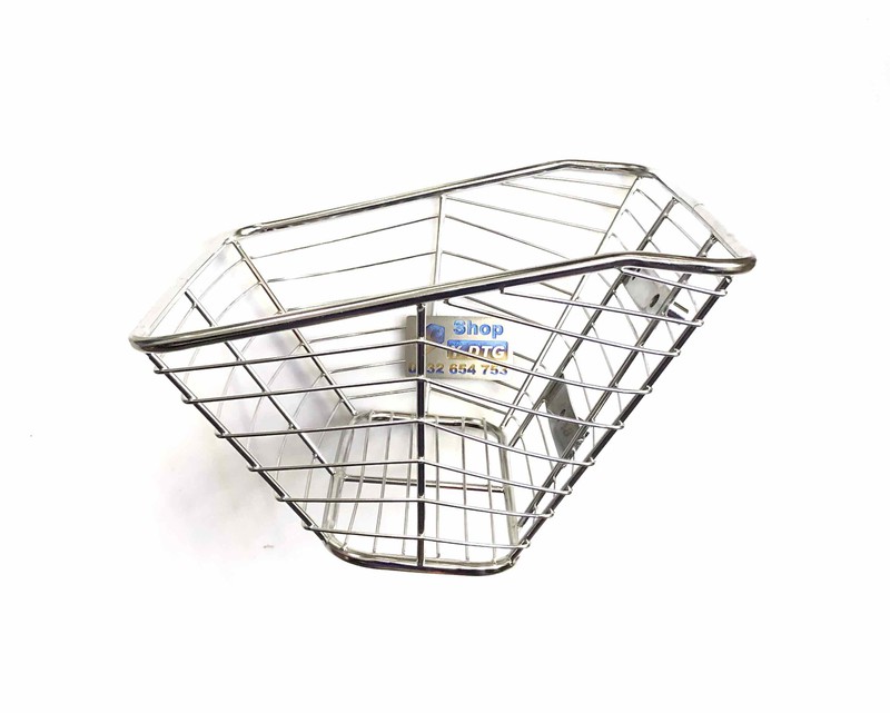 Rổ Inox Gắn Xe Wave Lớn