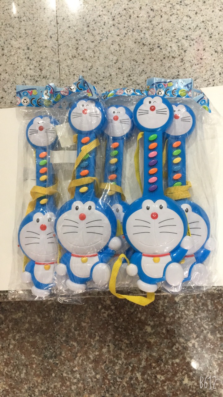 Đồ chơi đàn hình Doraemon dùng pin phát nhạc cho bé (ảnh thật)